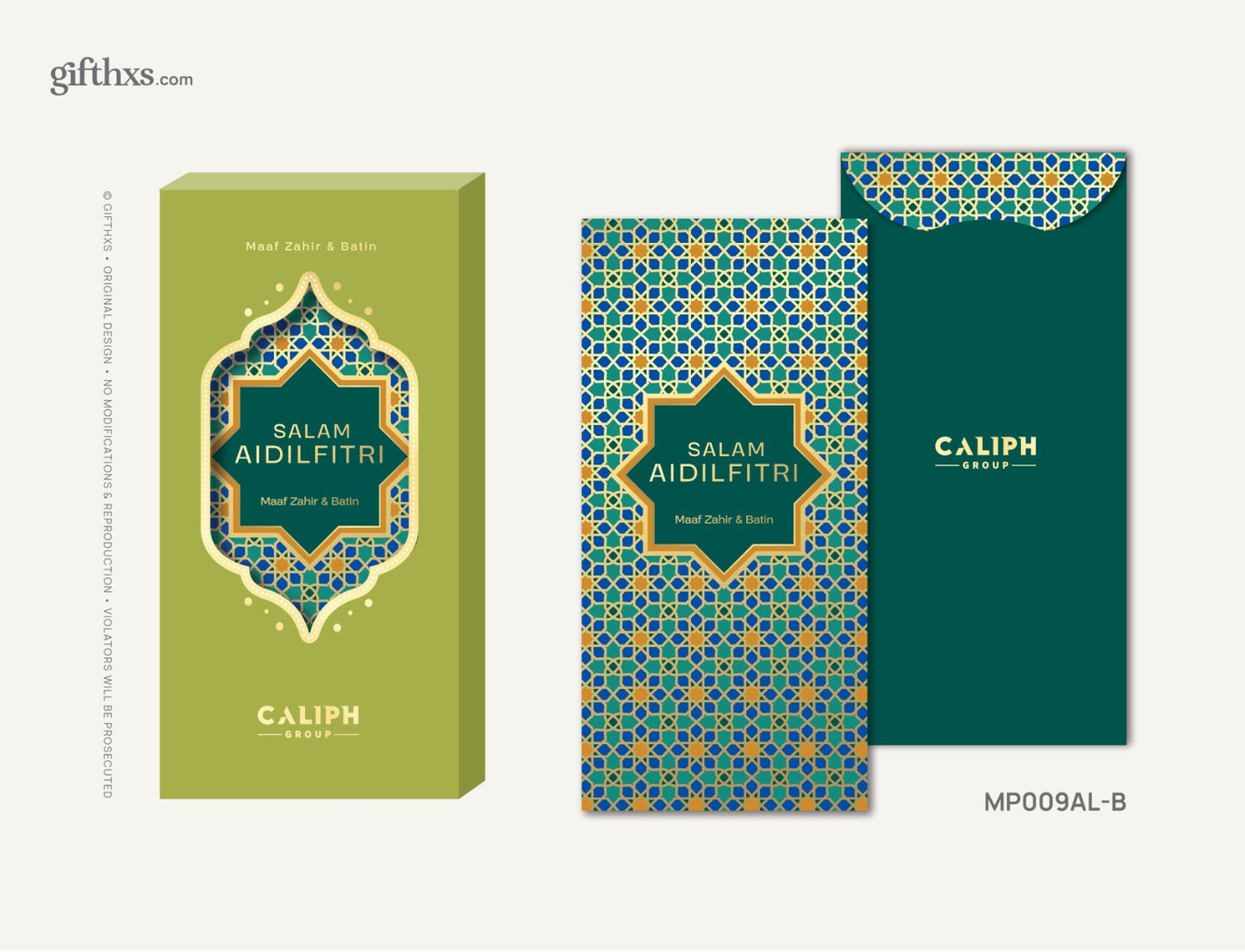 Caliph Group Exclusive Raya Envelopes