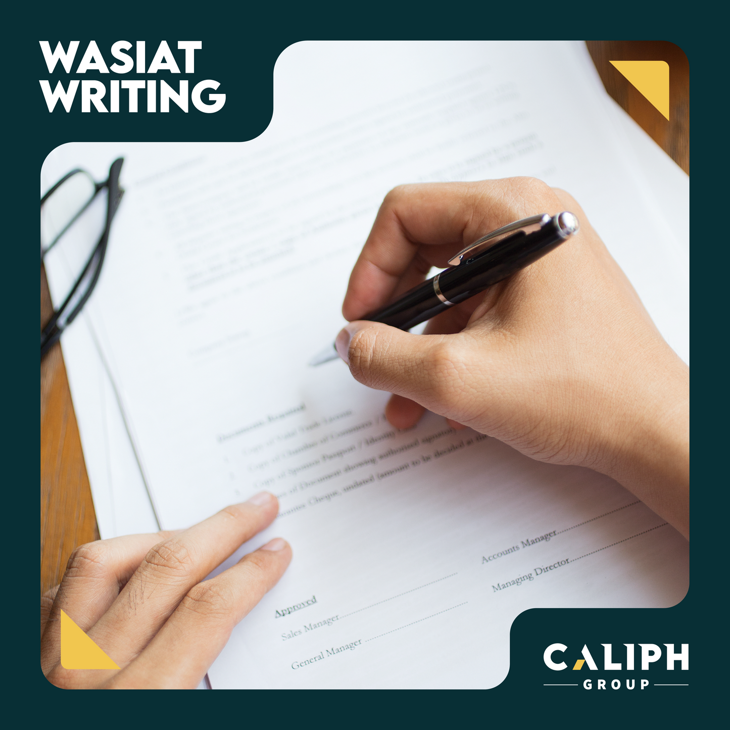 Wasiat Writing